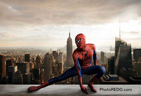 Fotoritocco cosplay spiderman